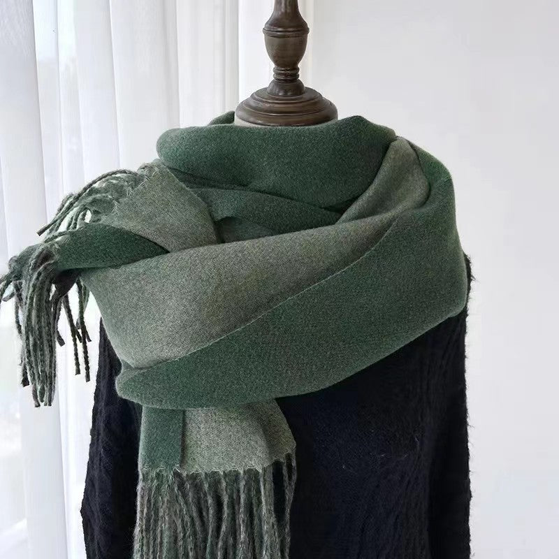 New Scarf Autumn And Winter Popular Color Matching Cashmere Scarf For Women Limorista