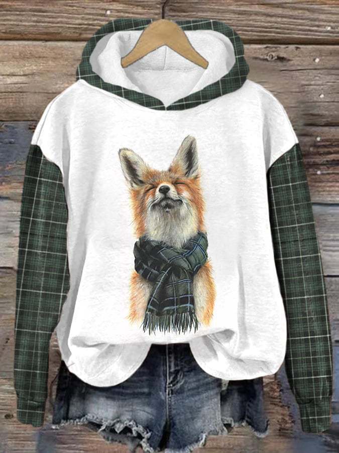 Limorista - Halloween Animal Print Drop-shoulder Long-sleeve Women&