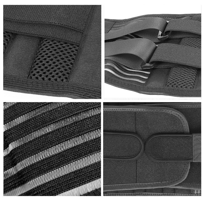 Stretch Dual Compression Waistband Waist Support Mesh Limorista