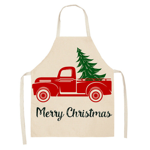 Christmas Series Cotton And Linen Apron Limorista