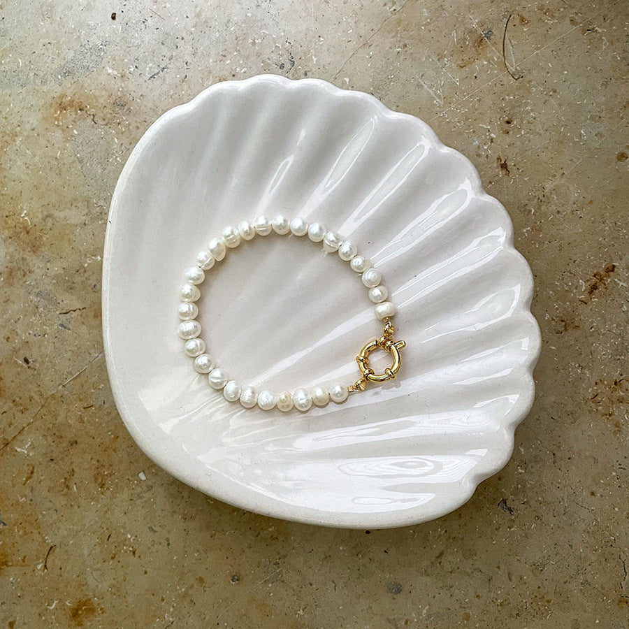 Baroque Natural Freshwater Pearl Bracelet Limorista