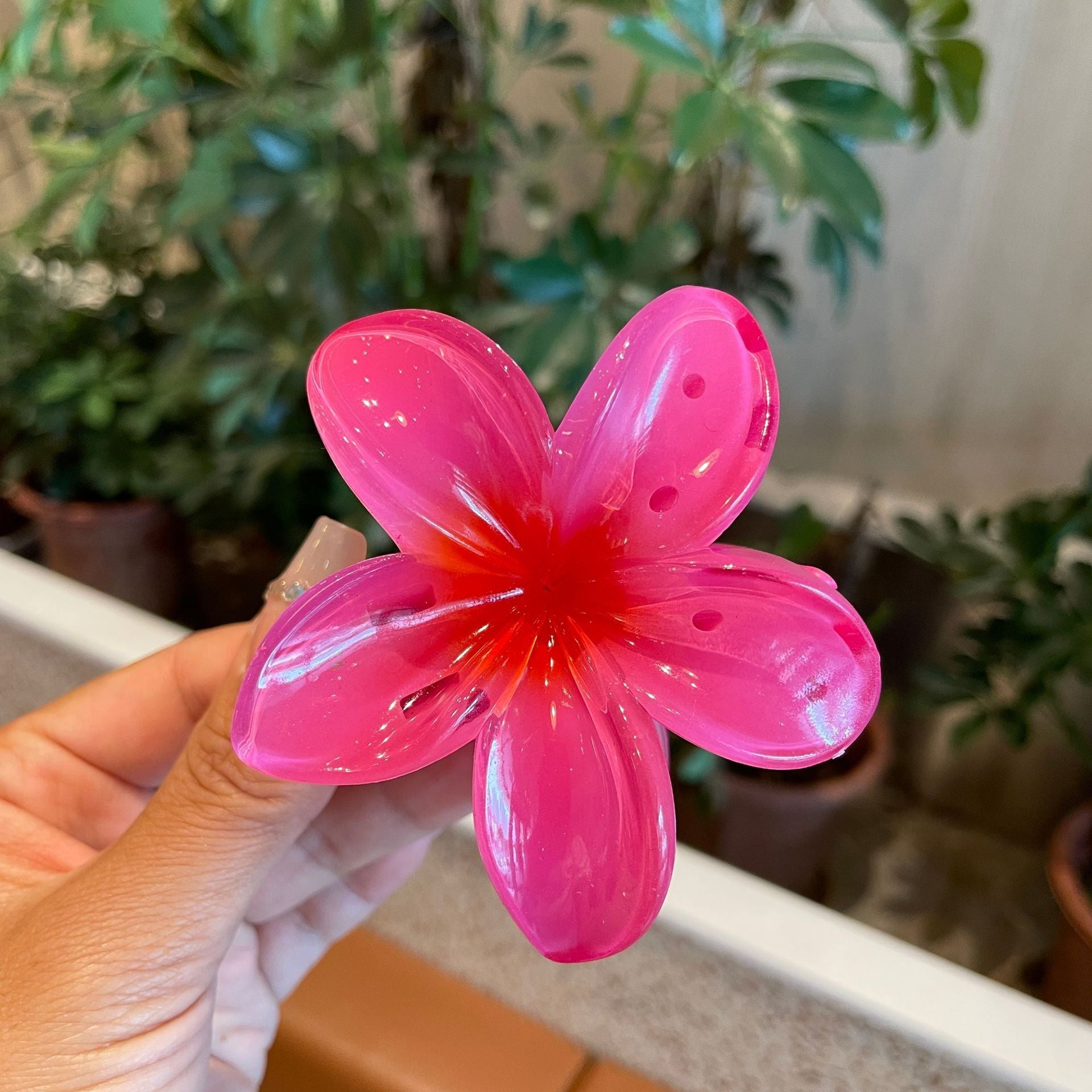 Flower Barrettes Women&