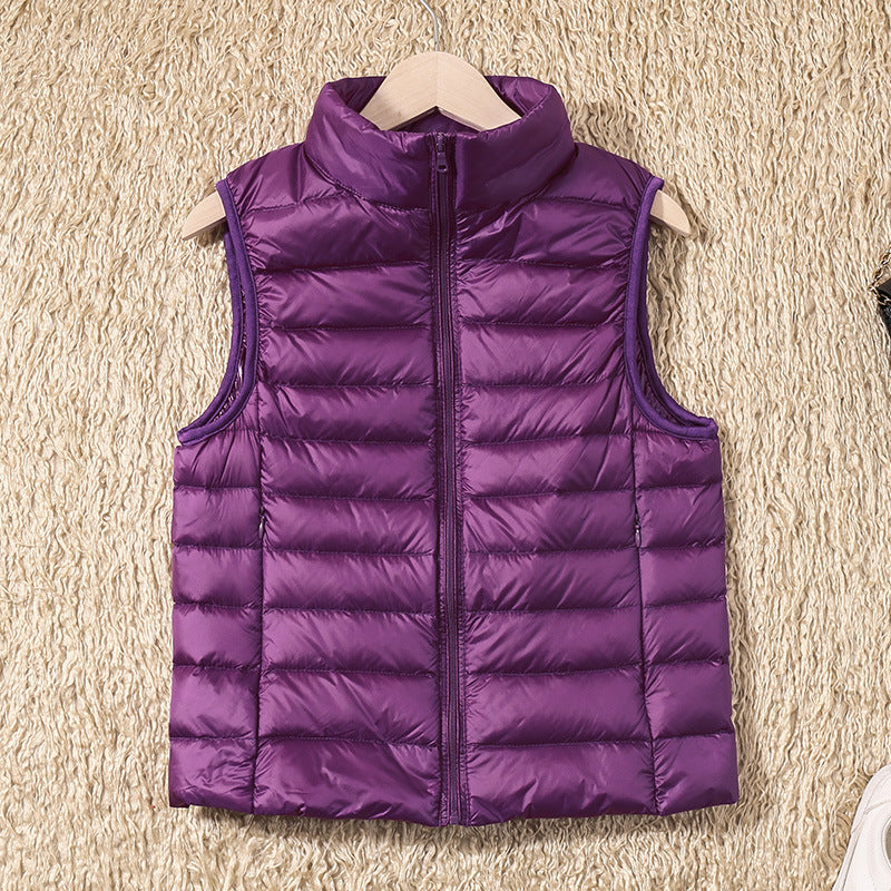 Lightweight down jacket women&