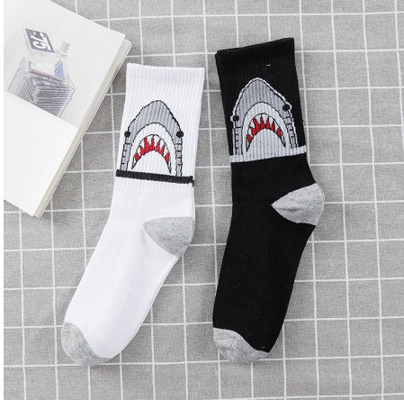 White autumn and winter tube tide socks European and American fashion personality female socks Limorista