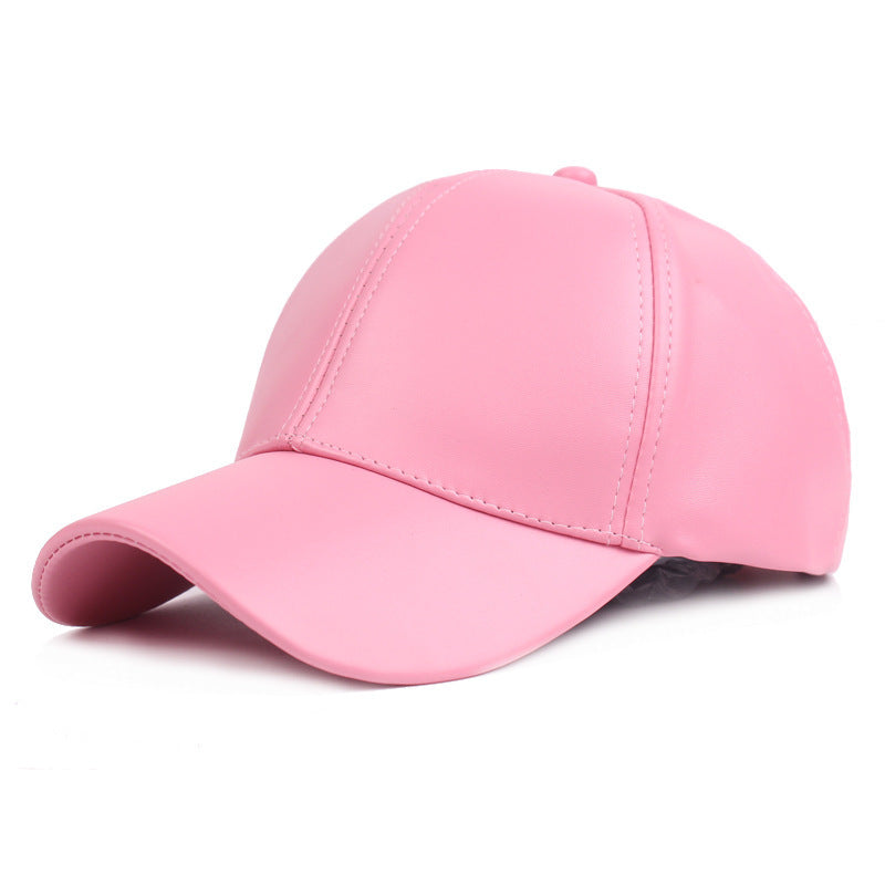 Leather peaked cap Limorista