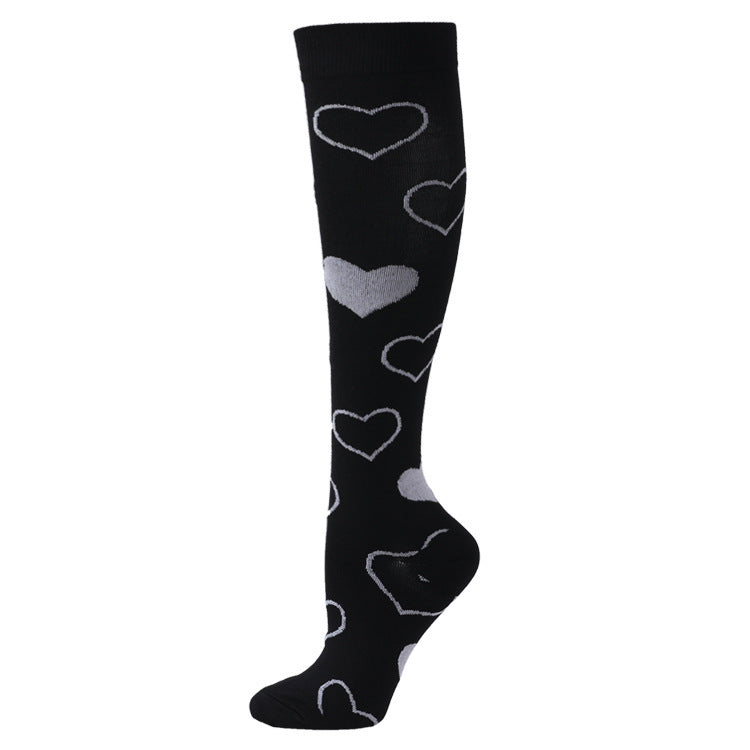 Sports Compression Socks Pattern Stretch Stockings Limorista
