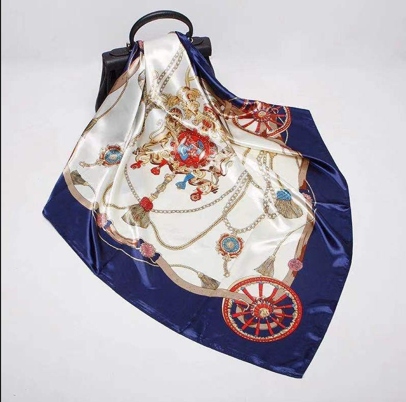 Digital Printed Square Silk Scarf Limorista