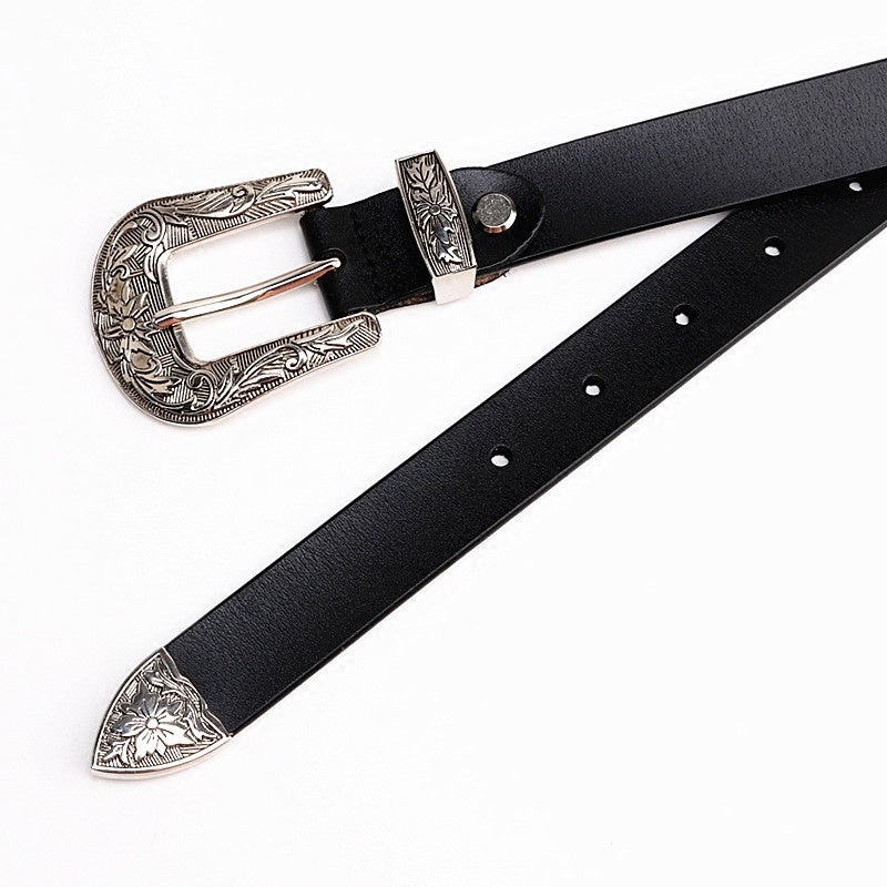 Vintage fashion carved belt Limorista