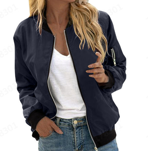 European And American Solid Color Women&