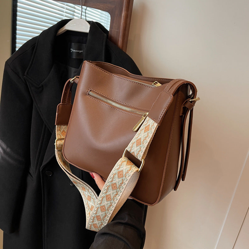 Fashion Soft Leather Bucket Bag For Women Limorista