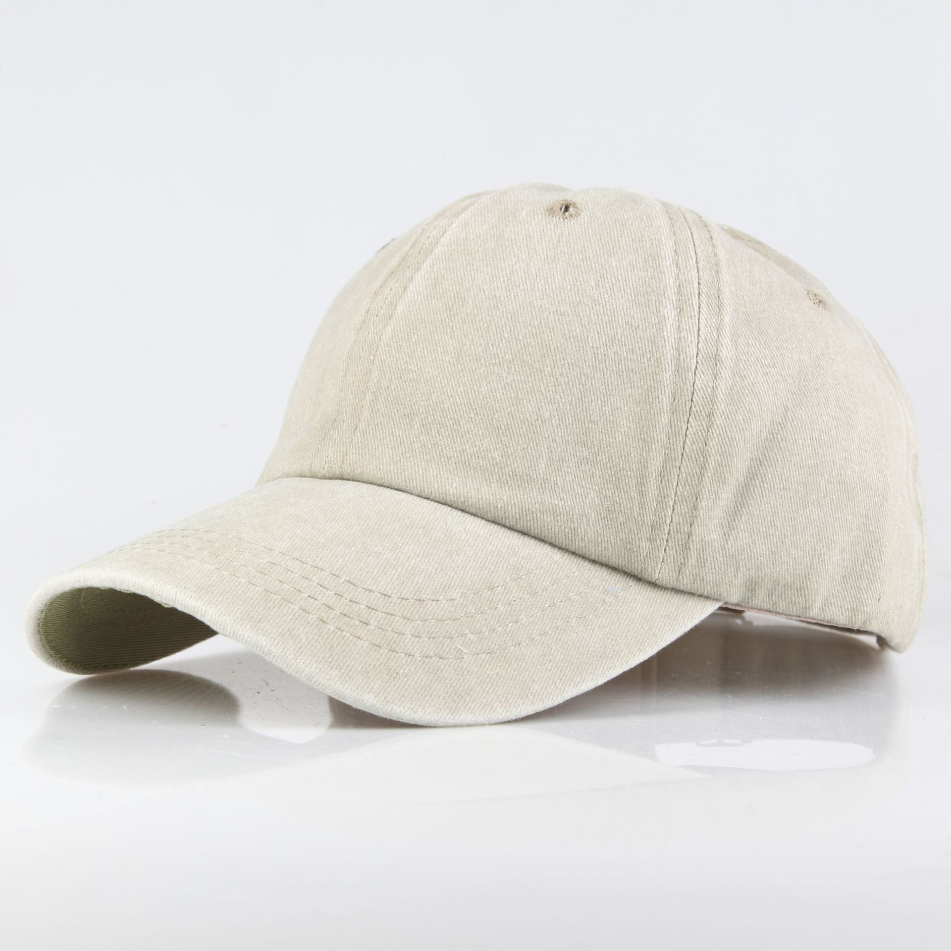 Washed Solid Color Light Board Baseball Cap For Women Limorista