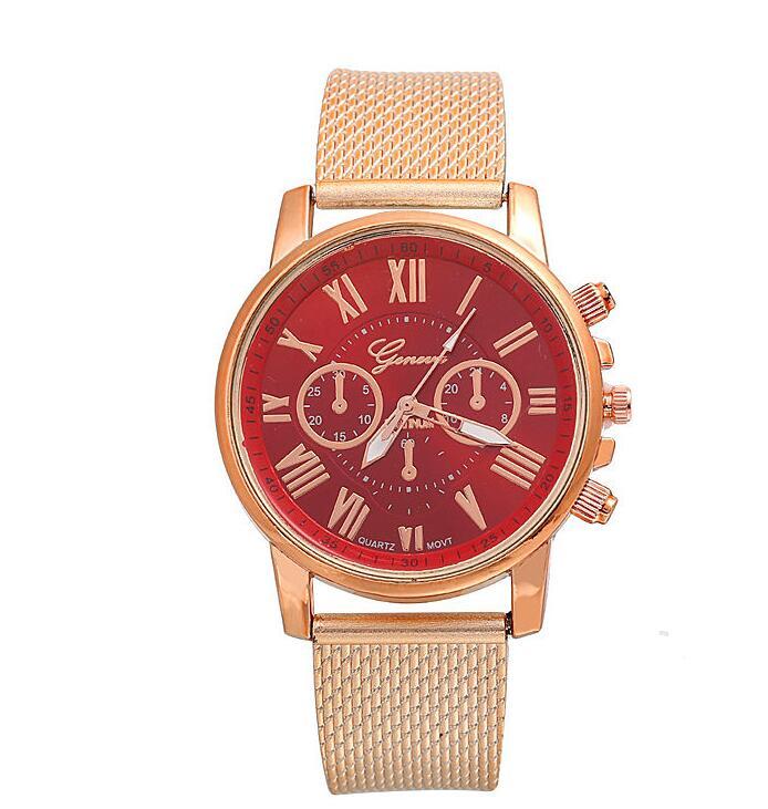 PVC multi-color face bracelet watch Roman digital face quartz watch WISH hot sale ladies Geneva watch Limorista