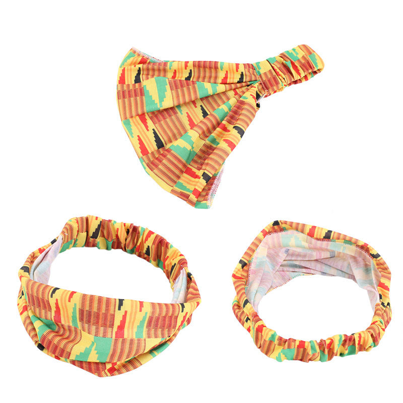 African print wide headscarf Limorista
