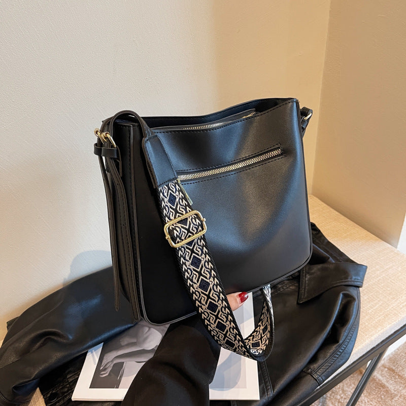 Fashion Soft Leather Bucket Bag For Women Limorista