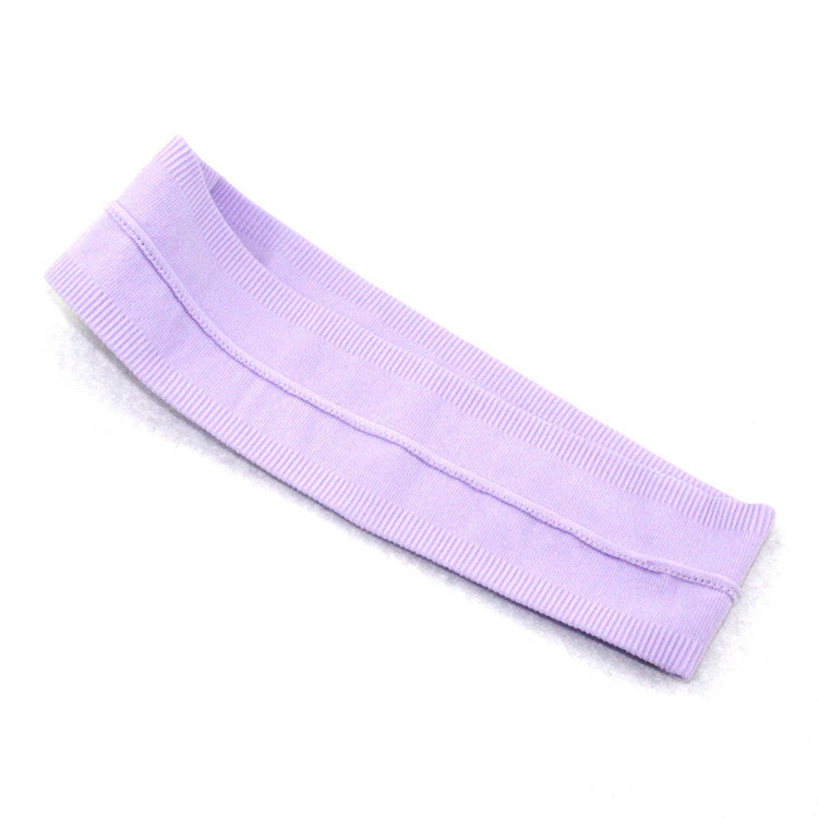 Non-slip Sports Antiperspirant Headband Nylon Monochromatic Headband Headwear Limorista