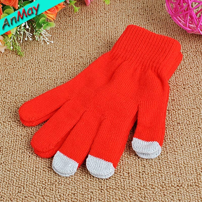 Touch screen gloves warm knit wool touch screen gloves winter touch gloves Limorista