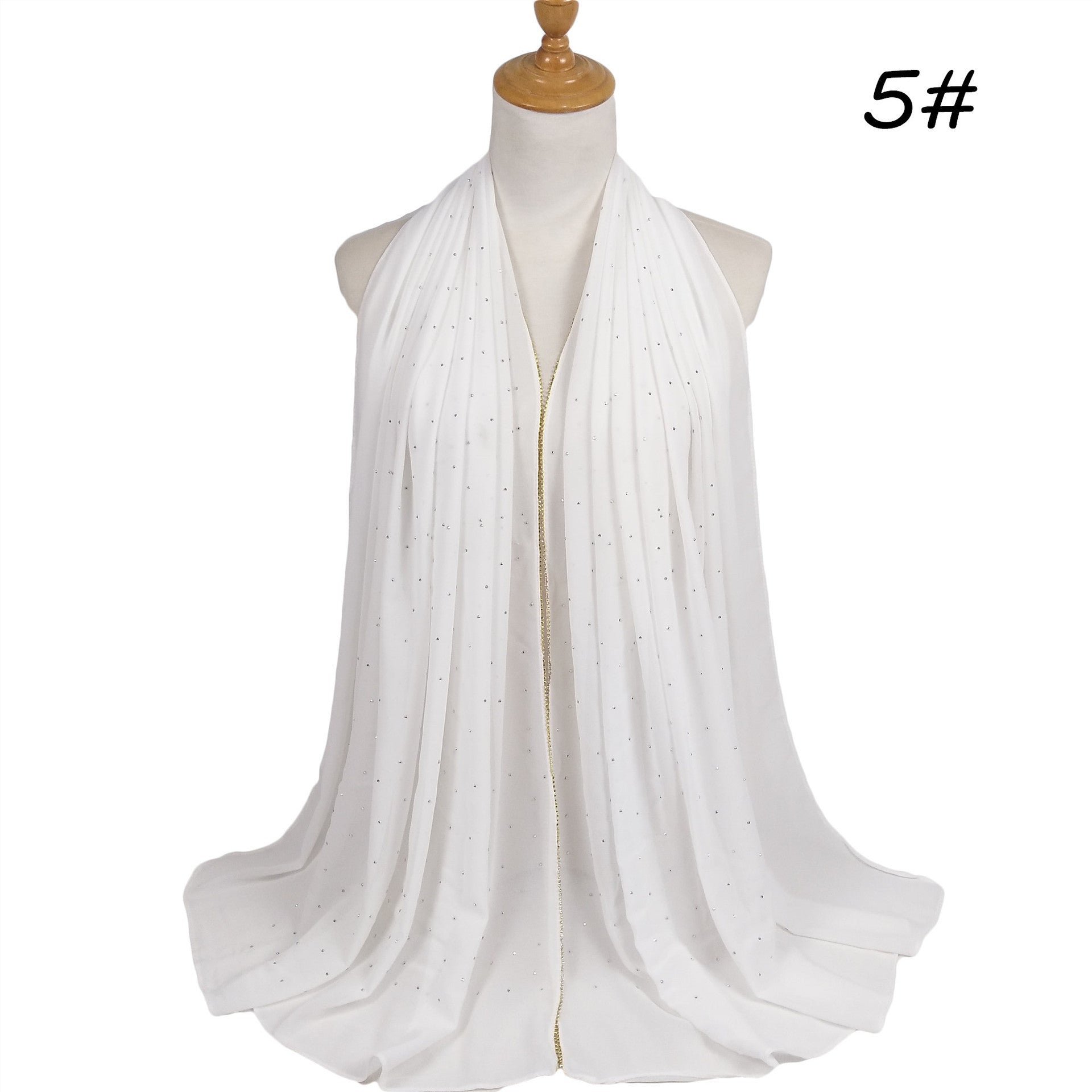 Chain Pearl Chiffon Hui Hood Limorista
