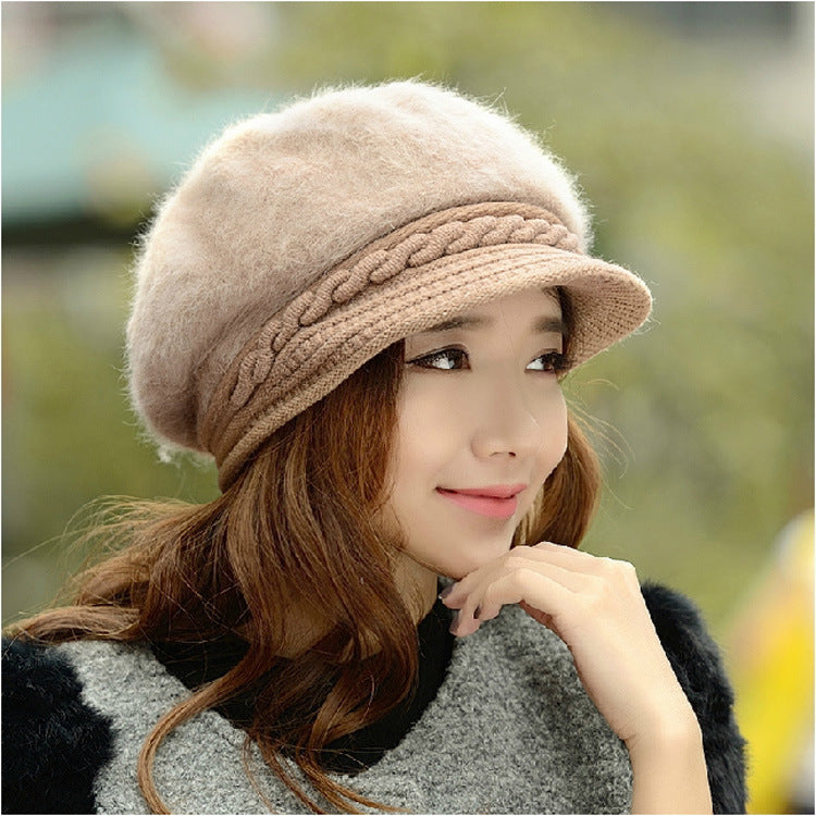 Ladies winter knitted beret Limorista