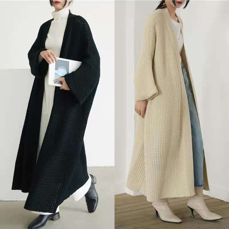 Loose length knit cardigan Limorista