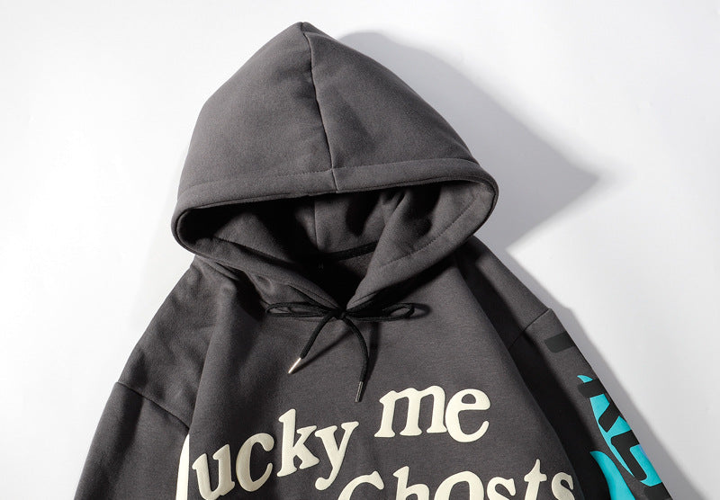 Graffiti alphabet print hoodie sweatshirt Limorista