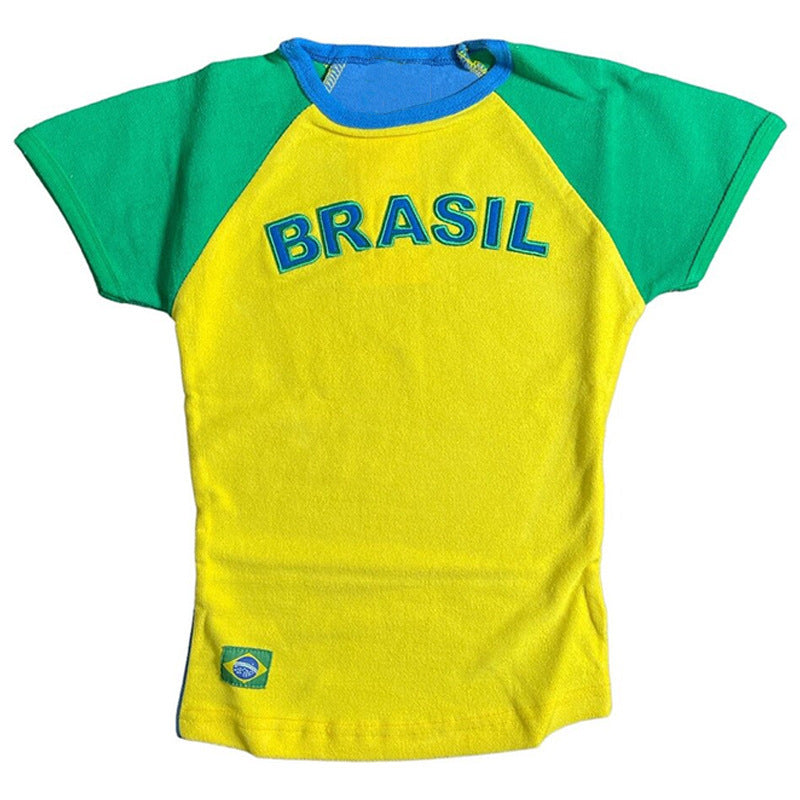 Aesthetic Slim T-shirt Casual All-match T-shirt Limorista