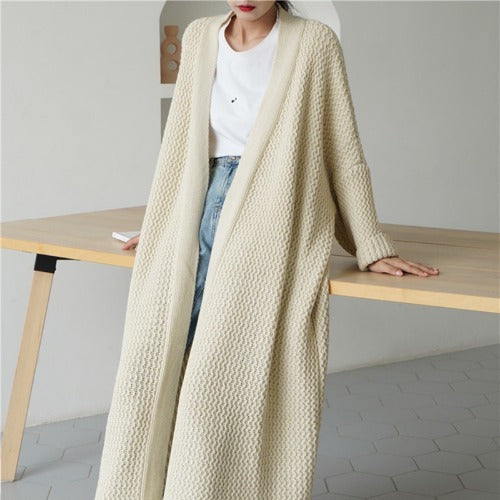 Loose length knit cardigan Limorista