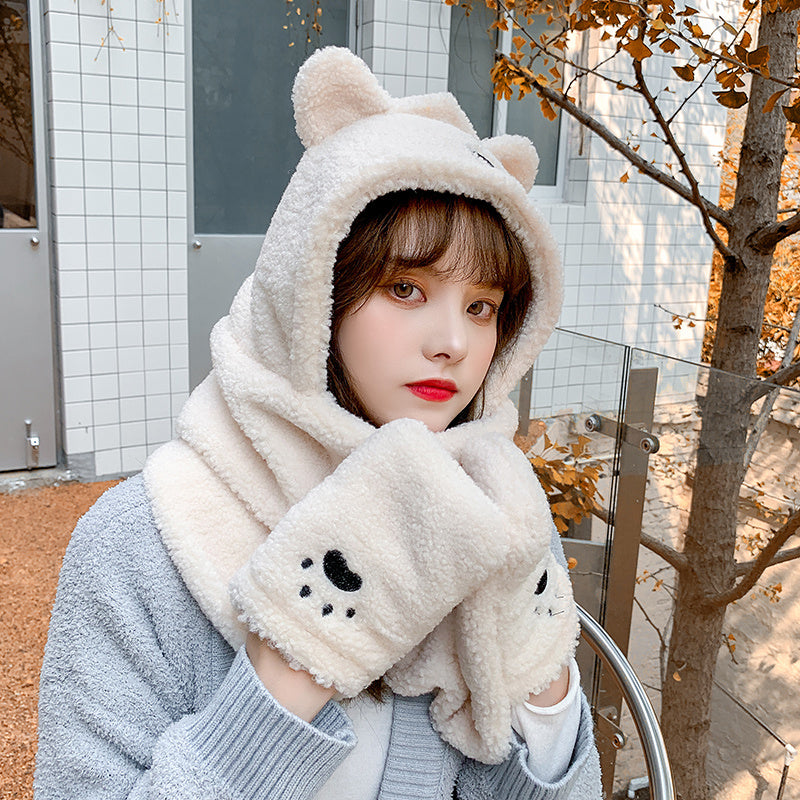 Bear ears scarf hat Limorista