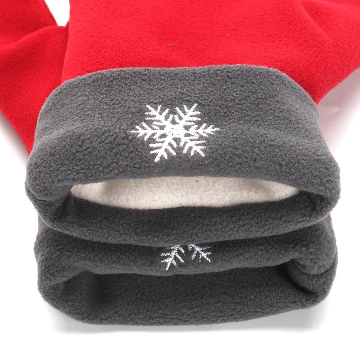 Couple Lovers Gloves Polar Fleece Sweethearts Thicken Winter Warm Lining Glove Christmas Gift Lovers Mittens Limorista