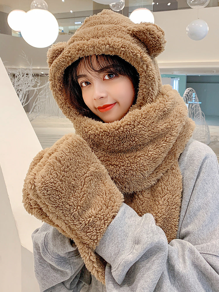 Bear ears scarf hat Limorista