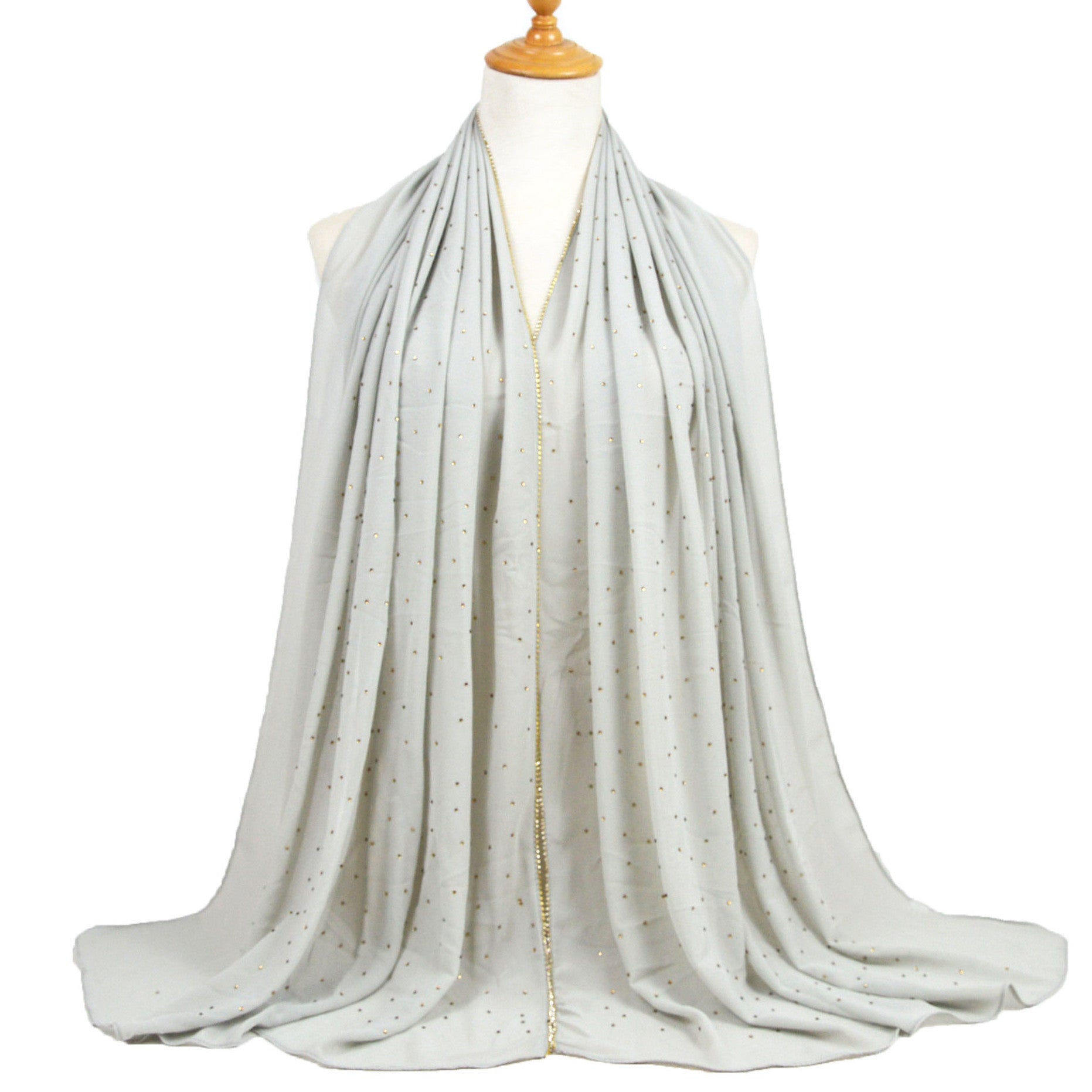 Chain Pearl Chiffon Hui Hood Limorista