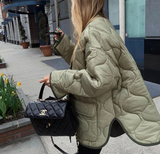 Single-breasted Fashion Casual Padded Jacket Limorista