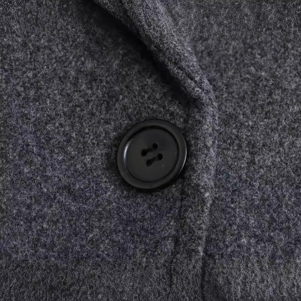 European And American Style Fashionable All-match Woolen Blouse Limorista