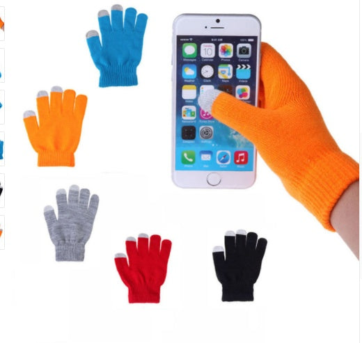 Touch screen gloves warm knit wool touch screen gloves winter touch gloves Limorista