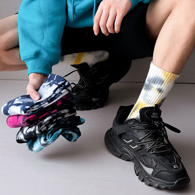 Tie Dyed Stockings Men&