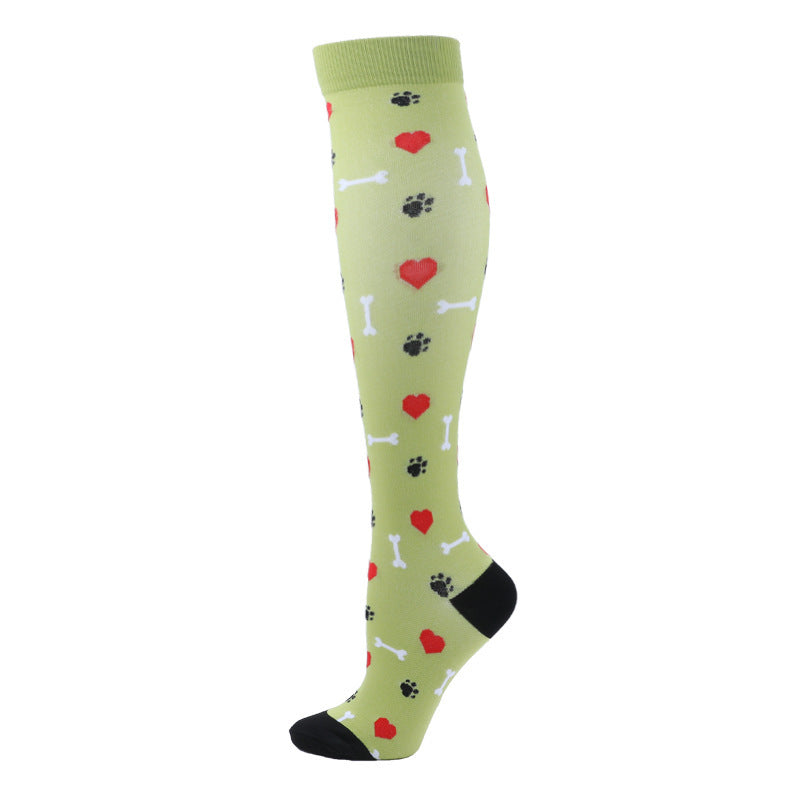 Sports Compression Socks Pattern Stretch Stockings Limorista