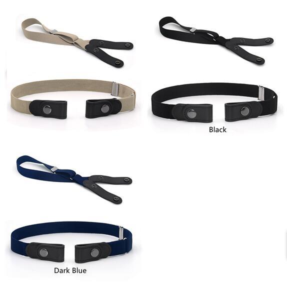 Jeans Belt Seamless Elastic Without Buckle All-match Lazy Belt Limorista