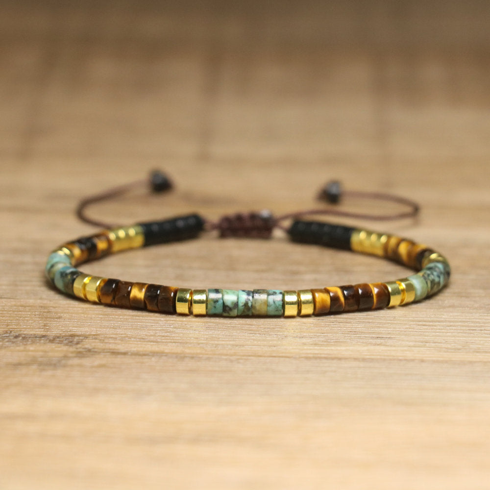 Spacer Beads Beaded Weave Bracelet Women&