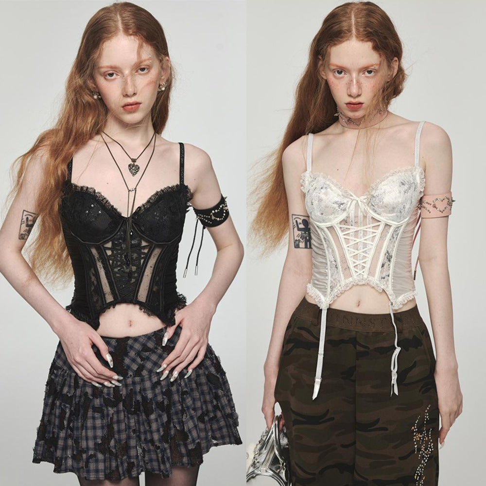 Limorista - Vest Camisole Tube Top Outer Wear Tight