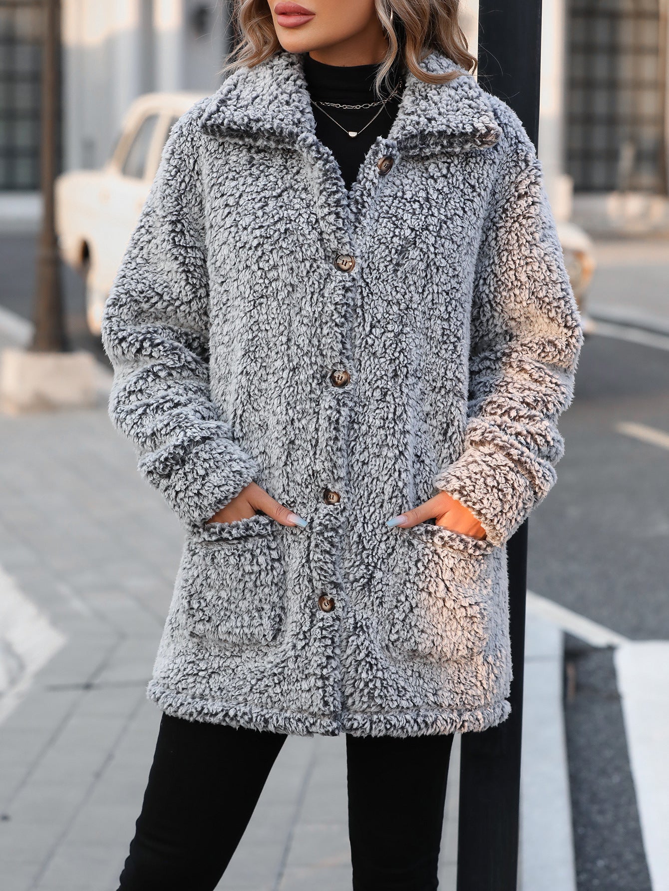 Casual Loose Cardigan Cotton-padded Jacket For Women Limorista