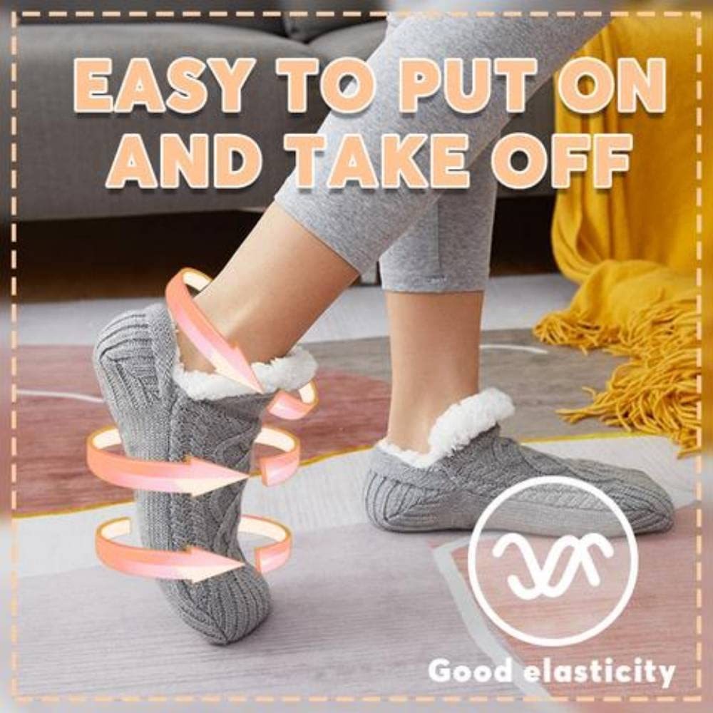 Winter Woolen Socks Women Thicken Warm Home Bedroom Socks Slippers Men Non-slip Foot Warmer Snow Socks Calcetines Mujer Limorista