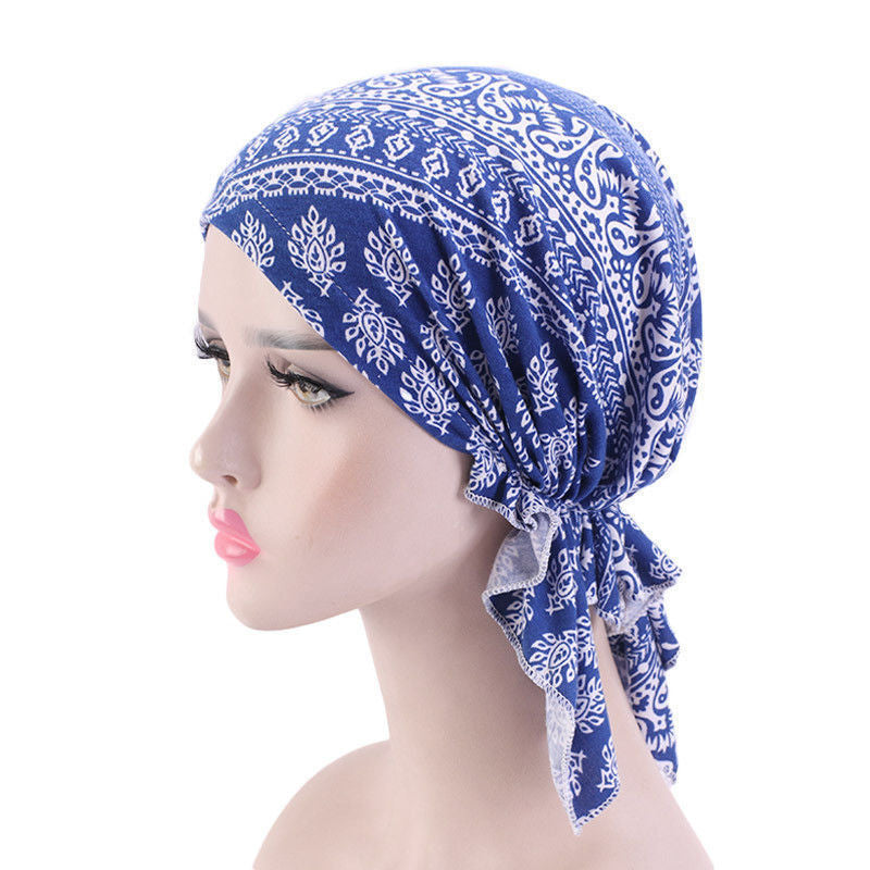 Stretch Hair Band Braid Hat Ethnic Style Fashion Scarf Muslim Ethnic Limorista