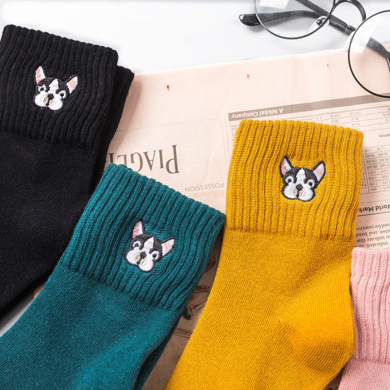 Cartoon embroidery socks Limorista