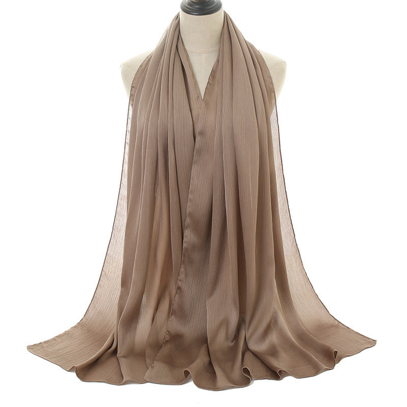 Natural wrinkle monochromatic national headdress Limorista