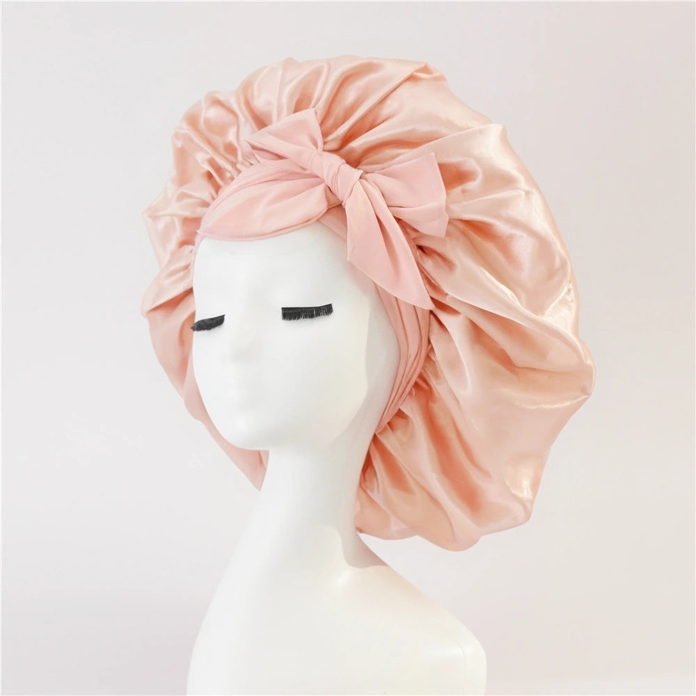 New Silk Bonnet For Sleeping Women Satin Bonnet Hair Bonnet Night Sleep Cap Scarf Wrap For Curly Hair With Tie Band For Curly Hair Limorista