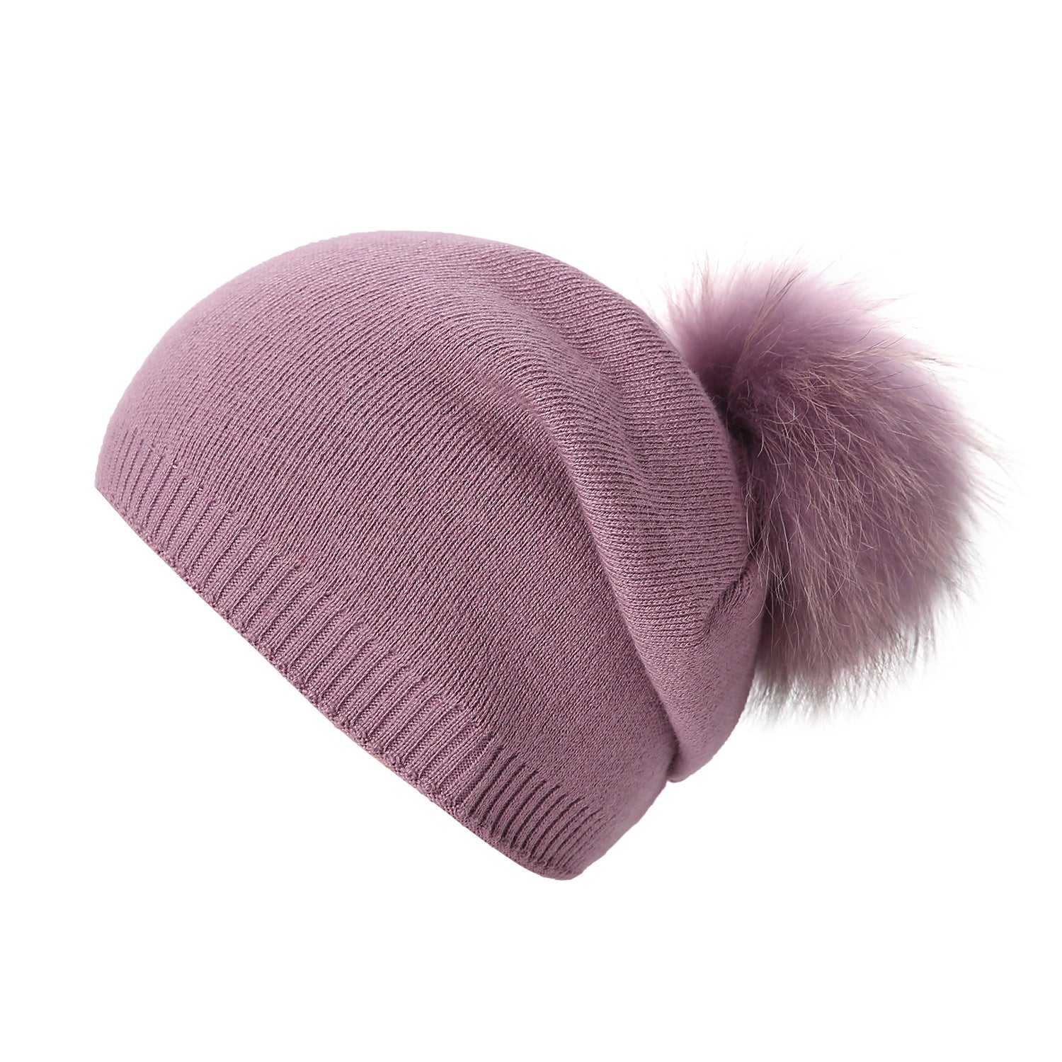 Fur Pompom Hats Limorista