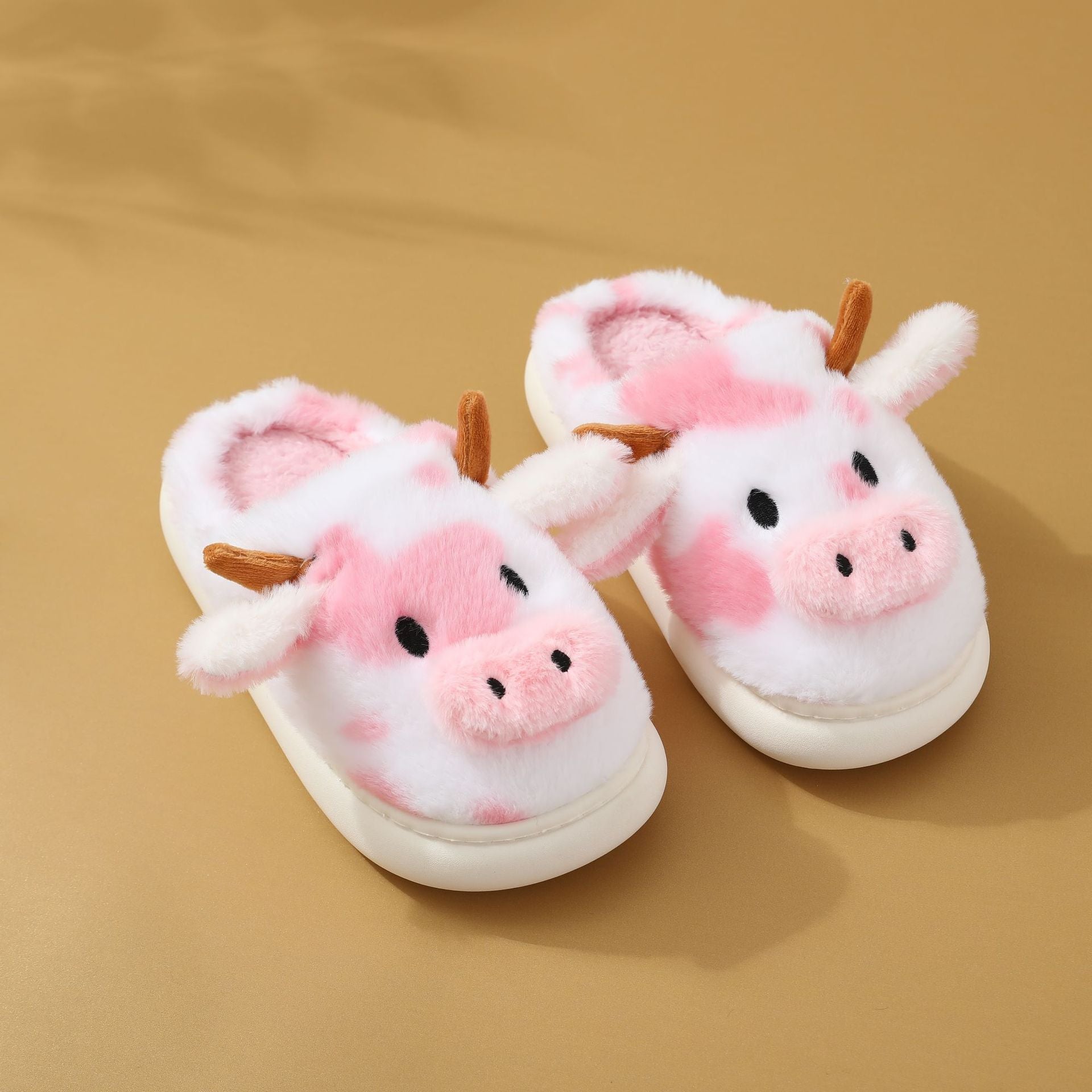 Thickened Non-slip Couple Outdoor Home Fur Cotton Slippers Limorista