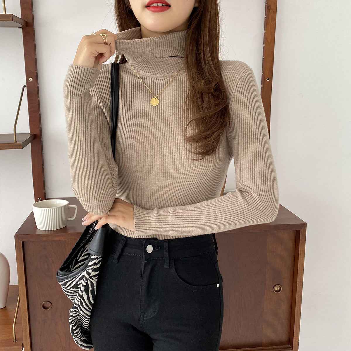 Limorista - Basic All-matching Thickened Sweater Turtleneck