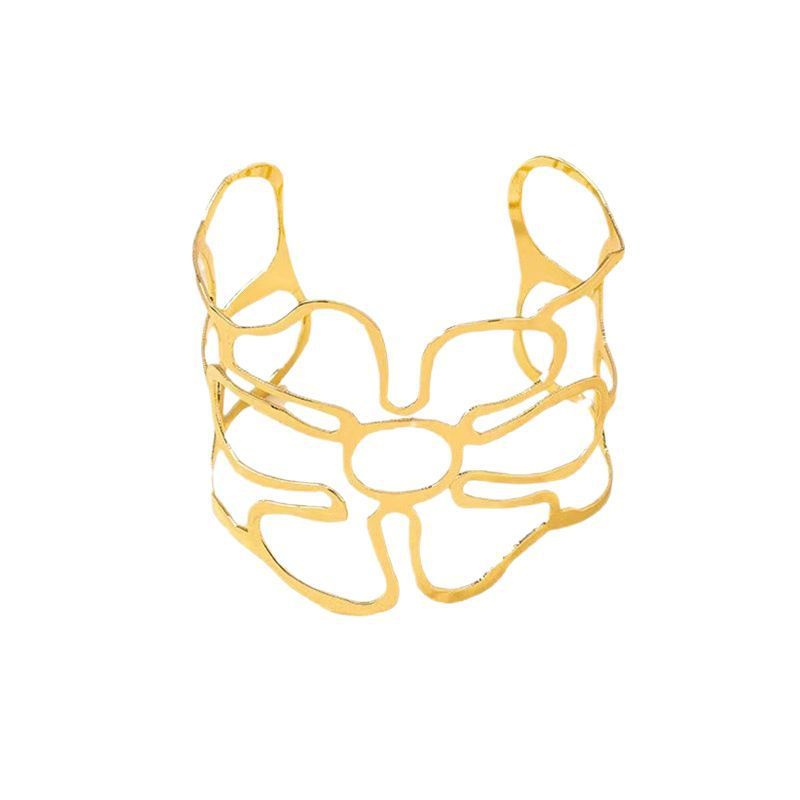 Hollow-out Petals Open-ended Bracelet Limorista
