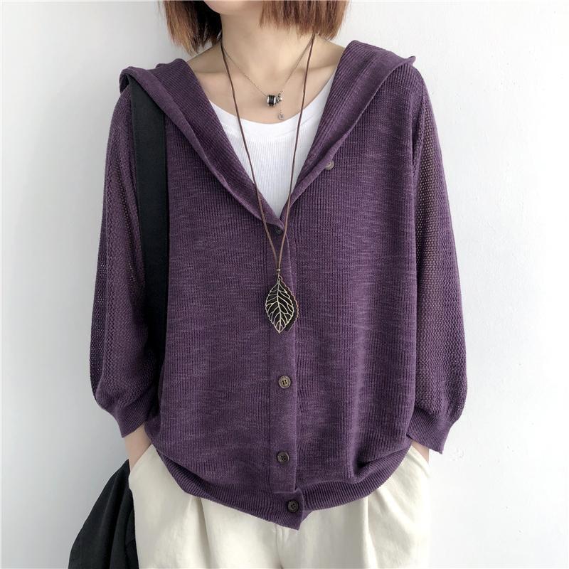 Solid Color Fashion Knitted Coat For Women Limorista