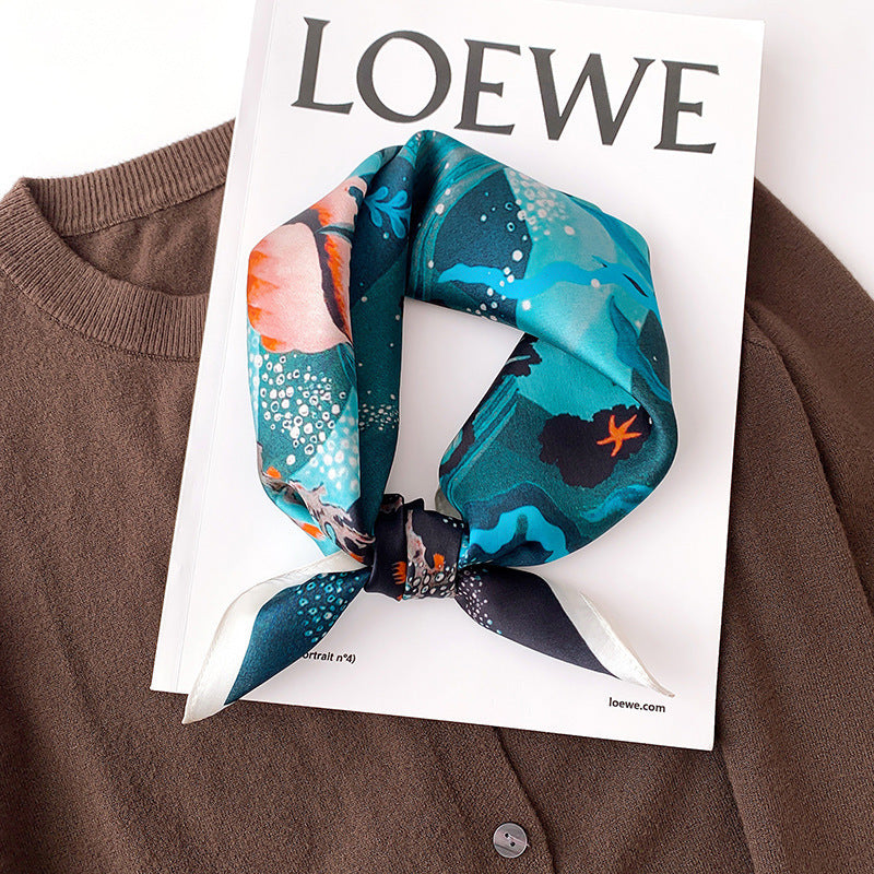 Fashion Lady Sunflower Vintage Scarf Limorista